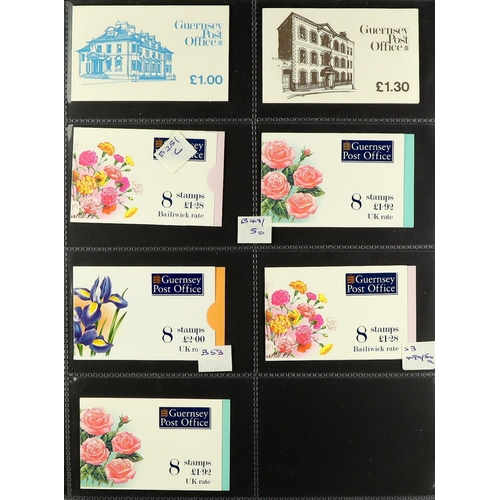 1723 - JERSEY, GUERNSEY & ISLE OF MAN BOOKLETS 1969-2012 collection in an album, includes Guernsey 2004 (£2... 