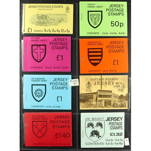 1723 - JERSEY, GUERNSEY & ISLE OF MAN BOOKLETS 1969-2012 collection in an album, includes Guernsey 2004 (£2... 