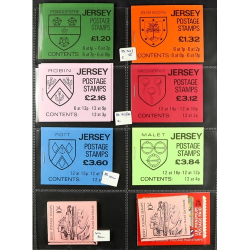 1723 - JERSEY, GUERNSEY & ISLE OF MAN BOOKLETS 1969-2012 collection in an album, includes Guernsey 2004 (£2... 