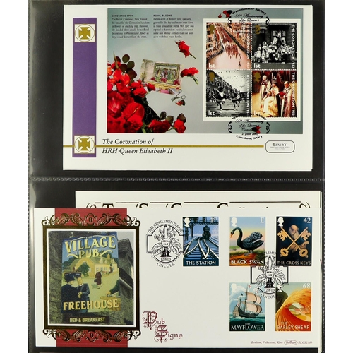 1725 - 1960's-2010's COLLECTION/ACCUMULATION of illustrated fdc's in cover albums & loose in four boxes. (a... 