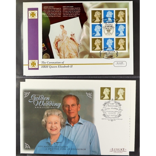 1725 - 1960's-2010's COLLECTION/ACCUMULATION of illustrated fdc's in cover albums & loose in four boxes. (a... 