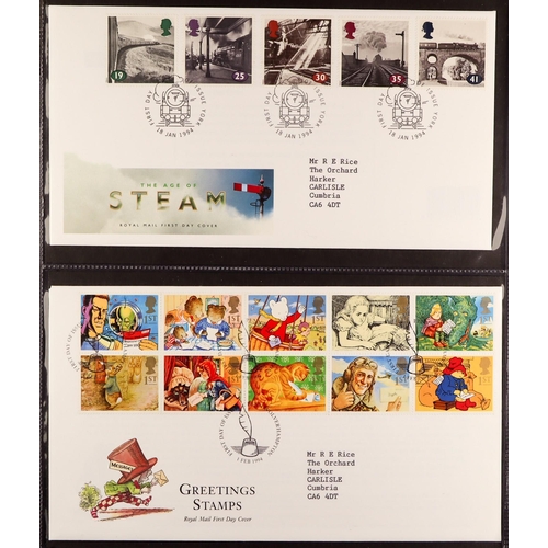 1726 - 1964-2016 COMPREHENSIVE COLLECTION of illustrated fdc's in fourteen cover albums, seems to be almost... 