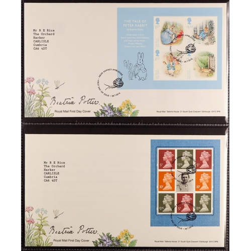 1726 - 1964-2016 COMPREHENSIVE COLLECTION of illustrated fdc's in fourteen cover albums, seems to be almost... 