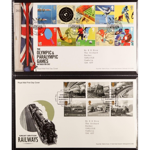 1726 - 1964-2016 COMPREHENSIVE COLLECTION of illustrated fdc's in fourteen cover albums, seems to be almost... 