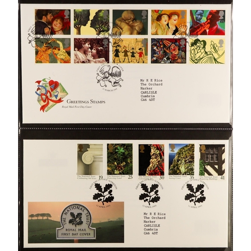 1726 - 1964-2016 COMPREHENSIVE COLLECTION of illustrated fdc's in fourteen cover albums, seems to be almost... 