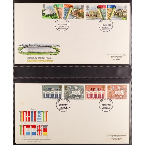 1726 - 1964-2016 COMPREHENSIVE COLLECTION of illustrated fdc's in fourteen cover albums, seems to be almost... 