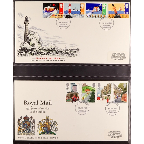 1726 - 1964-2016 COMPREHENSIVE COLLECTION of illustrated fdc's in fourteen cover albums, seems to be almost... 