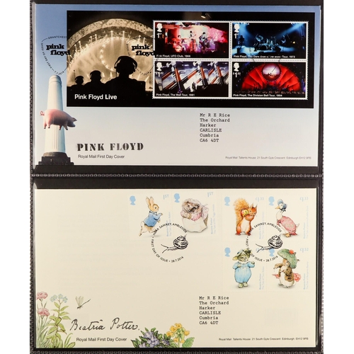 1726 - 1964-2016 COMPREHENSIVE COLLECTION of illustrated fdc's in fourteen cover albums, seems to be almost... 