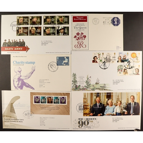 1730 - 1971 - 2017 collection in box. Mainly Royal Mail with typed addresses. (Approximately 750 covers) Lo... 