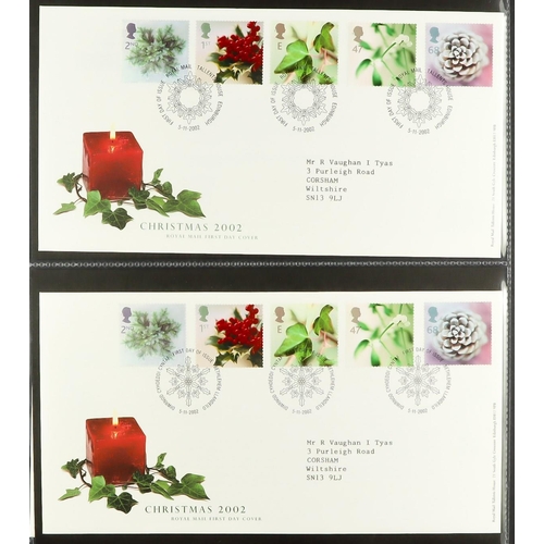 1731 - 1986-2003 FIRST DAY COVERS Collection in eight matching cover albums. (450+ FDC's) Lot 1731 [c]