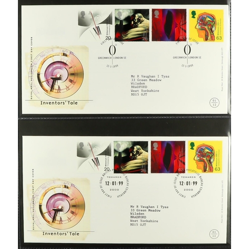 1731 - 1986-2003 FIRST DAY COVERS Collection in eight matching cover albums. (450+ FDC's) Lot 1731 [c]