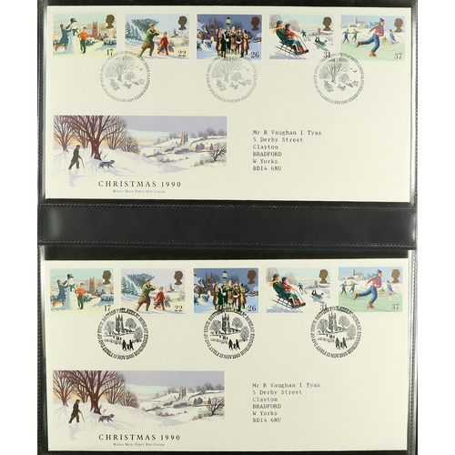 1731 - 1986-2003 FIRST DAY COVERS Collection in eight matching cover albums. (450+ FDC's) Lot 1731 [c]