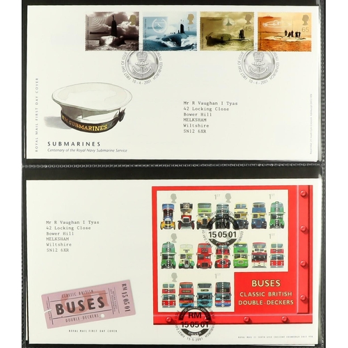 1731 - 1986-2003 FIRST DAY COVERS Collection in eight matching cover albums. (450+ FDC's) Lot 1731 [c]