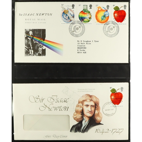 1731 - 1986-2003 FIRST DAY COVERS Collection in eight matching cover albums. (450+ FDC's) Lot 1731 [c]