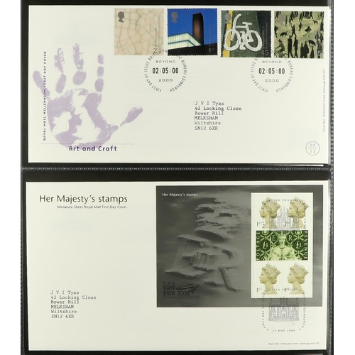 1731 - 1986-2003 FIRST DAY COVERS Collection in eight matching cover albums. (450+ FDC's) Lot 1731 [c]