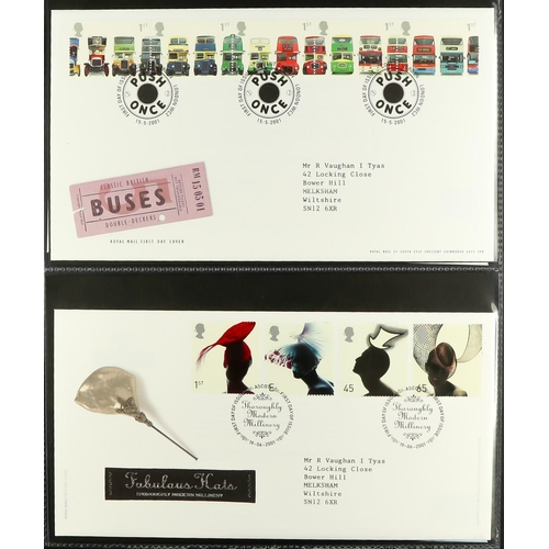 1731 - 1986-2003 FIRST DAY COVERS Collection in eight matching cover albums. (450+ FDC's) Lot 1731 [c]