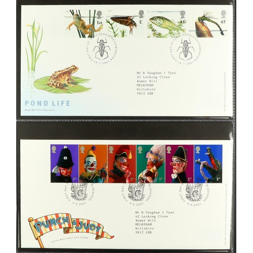 1731 - 1986-2003 FIRST DAY COVERS Collection in eight matching cover albums. (450+ FDC's) Lot 1731 [c]