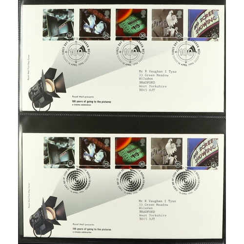 1731 - 1986-2003 FIRST DAY COVERS Collection in eight matching cover albums. (450+ FDC's) Lot 1731 [c]