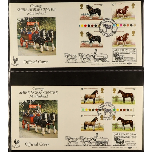 1733 - BENHAM BLCS COVERS 1985-2001 collection in four albums, includes both BLCS1 covers, plus some 1978-1... 