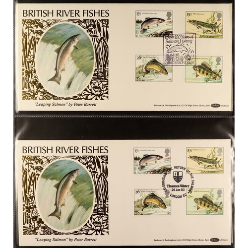 1733 - BENHAM BLCS COVERS 1985-2001 collection in four albums, includes both BLCS1 covers, plus some 1978-1... 