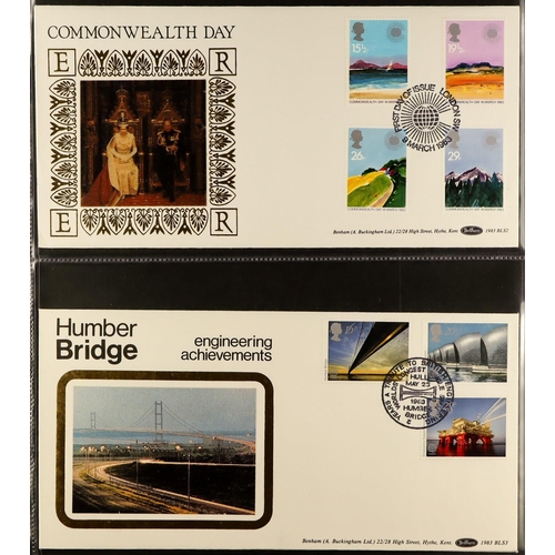 1733 - BENHAM BLCS COVERS 1985-2001 collection in four albums, includes both BLCS1 covers, plus some 1978-1... 