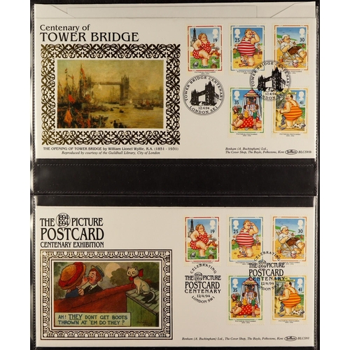 1733 - BENHAM BLCS COVERS 1985-2001 collection in four albums, includes both BLCS1 covers, plus some 1978-1... 