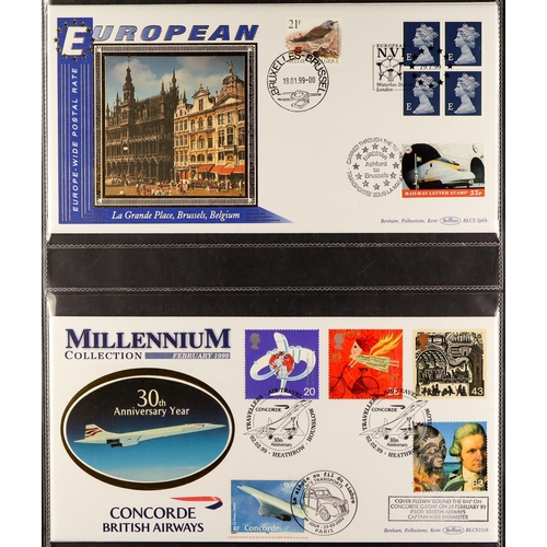 1733 - BENHAM BLCS COVERS 1985-2001 collection in four albums, includes both BLCS1 covers, plus some 1978-1... 