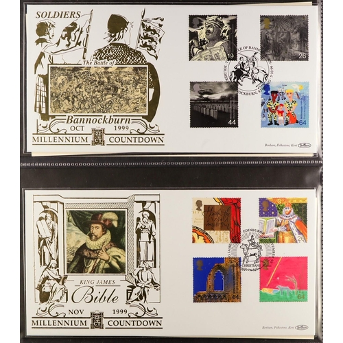 1737 - BENHAM GOLD COVERS 1987-2004 collection in five albums. Very fine. (approx 240 covers) Lot 1737 [a]