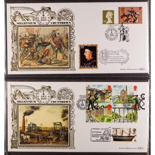 1737 - BENHAM GOLD COVERS 1987-2004 collection in five albums. Very fine. (approx 240 covers) Lot 1737 [a]