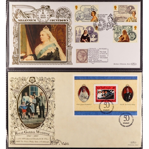 1737 - BENHAM GOLD COVERS 1987-2004 collection in five albums. Very fine. (approx 240 covers) Lot 1737 [a]