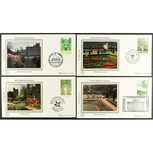 1738 - BENHAM SILK 1983-1994 all different collection of Benham Silk first day covers. (approx 380 FDC's) L... 