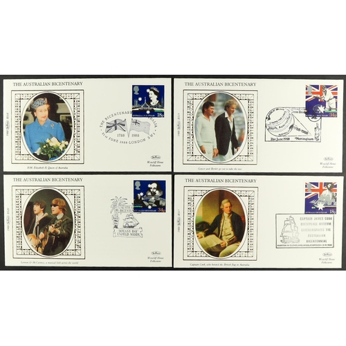 1738 - BENHAM SILK 1983-1994 all different collection of Benham Silk first day covers. (approx 380 FDC's) L... 