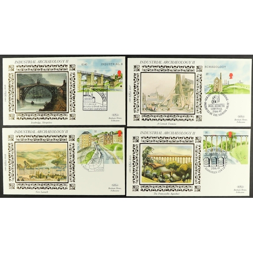 1738 - BENHAM SILK 1983-1994 all different collection of Benham Silk first day covers. (approx 380 FDC's) L... 