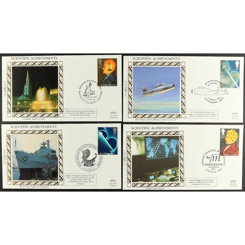 1738 - BENHAM SILK 1983-1994 all different collection of Benham Silk first day covers. (approx 380 FDC's) L... 