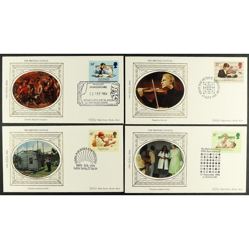 1738 - BENHAM SILK 1983-1994 all different collection of Benham Silk first day covers. (approx 380 FDC's) L... 