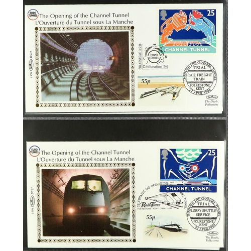 1739 - BENHAM SMALL SILK COVERS 1980-1998 collection in seventeen albums, includes 1980 Birds & Railways se... 