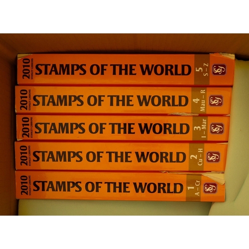 1 - 2010 SG STAMPS OF THE WORLD in 5 volumes. Generally good.  Lot 1 [c]