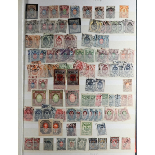 100 - WORLD COLLECTION/ACCUMULATION IN 130 STOCKBOOKS 1850's-2000's mostly used stamps sorted by countries... 