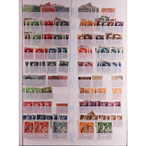 100 - WORLD COLLECTION/ACCUMULATION IN 130 STOCKBOOKS 1850's-2000's mostly used stamps sorted by countries... 