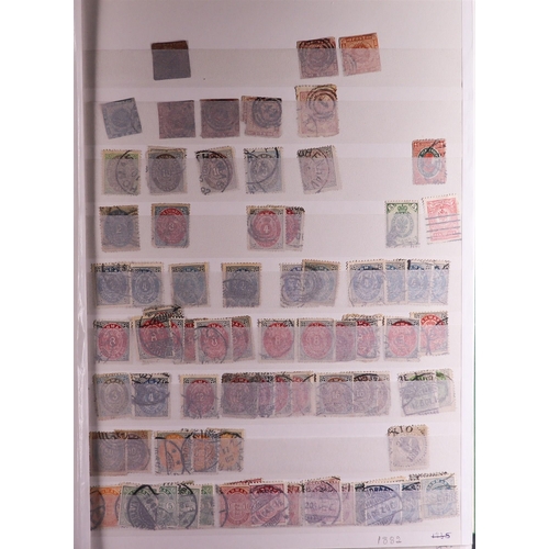 100 - WORLD COLLECTION/ACCUMULATION IN 130 STOCKBOOKS 1850's-2000's mostly used stamps sorted by countries... 