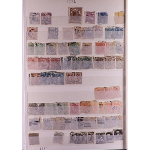 100 - WORLD COLLECTION/ACCUMULATION IN 130 STOCKBOOKS 1850's-2000's mostly used stamps sorted by countries... 