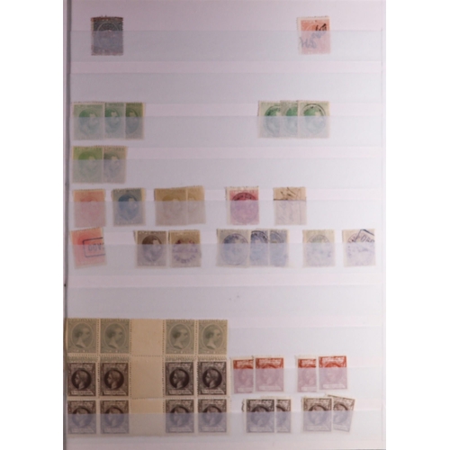 100 - WORLD COLLECTION/ACCUMULATION IN 130 STOCKBOOKS 1850's-2000's mostly used stamps sorted by countries... 