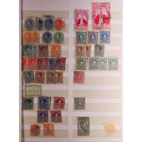 100 - WORLD COLLECTION/ACCUMULATION IN 130 STOCKBOOKS 1850's-2000's mostly used stamps sorted by countries... 