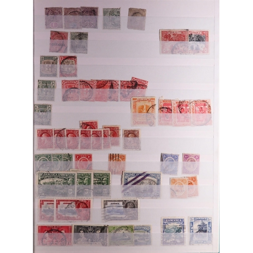 100 - WORLD COLLECTION/ACCUMULATION IN 130 STOCKBOOKS 1850's-2000's mostly used stamps sorted by countries... 