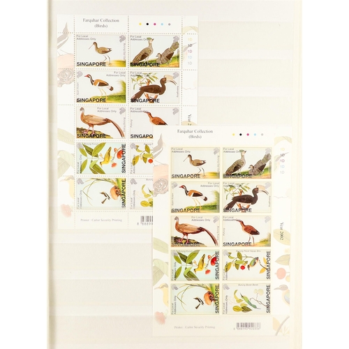 1015 - SINGAPORE 1993 - 2002 COLLECTION. of never hinged mint chiefly sets, miniature sheets incl self adhe... 