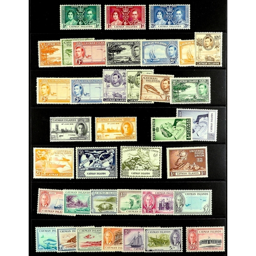 103 - BRITISH WEST INDIES 1937 - 1952 COLLECTION of mint stamps on pages from the SG KGVI 'Crown' album co... 