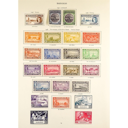 103 - BRITISH WEST INDIES 1937 - 1952 COLLECTION of mint stamps on pages from the SG KGVI 'Crown' album co... 