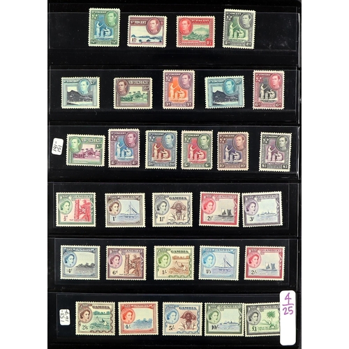 104 - COMMONWEALTH IN LARGE BINDER with around 1800 mint & never hinged mint stamps, chiefly KGVI & QEII. ... 