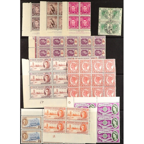 108 - BRITISH COMMONWEALTH Mostly 19th Century to 1950's mint & used stamps on stock pages in two binders,... 