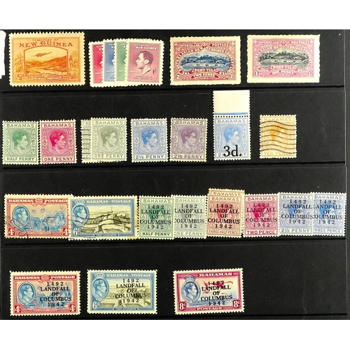 108 - BRITISH COMMONWEALTH Mostly 19th Century to 1950's mint & used stamps on stock pages in two binders,... 